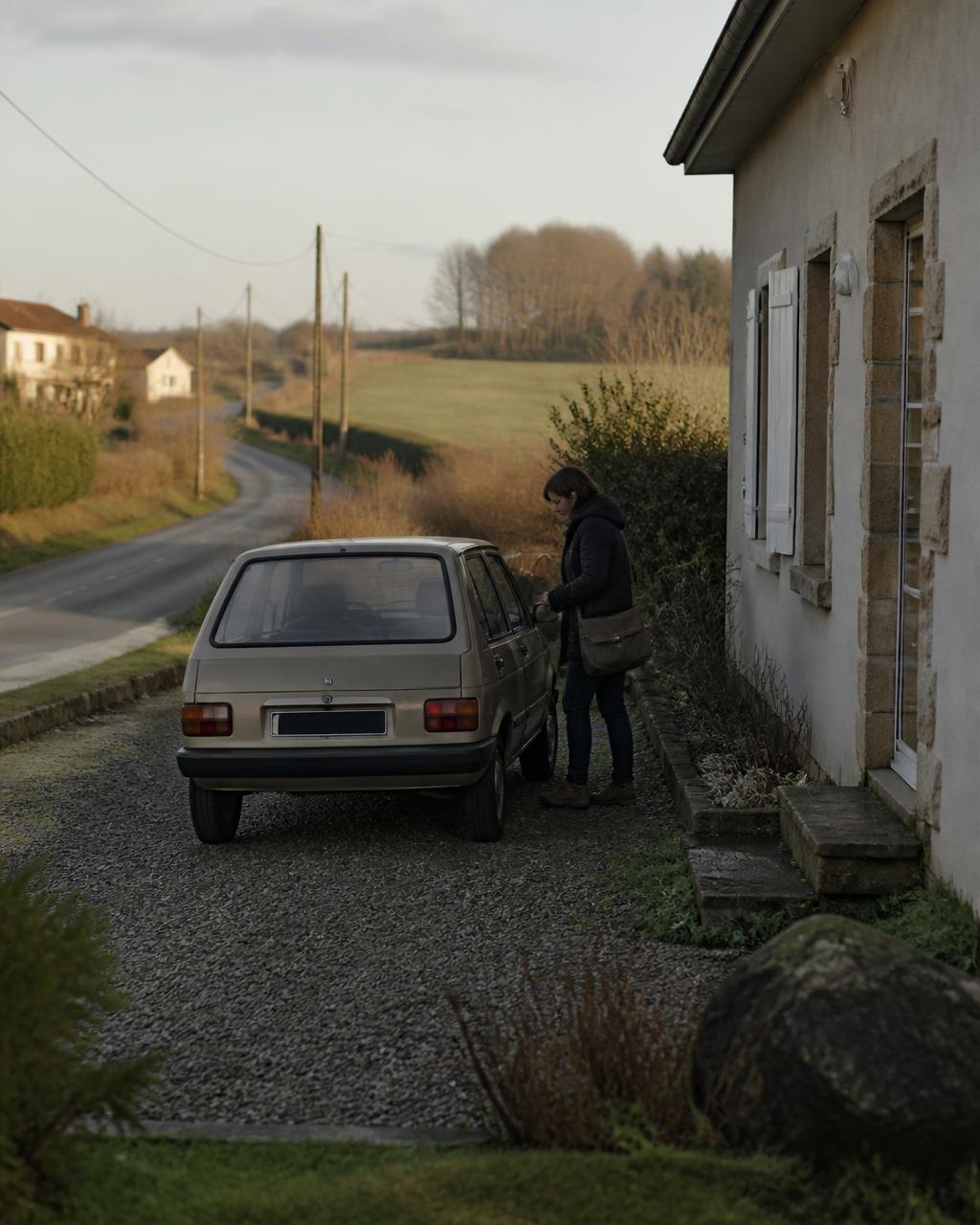 Départ matinal depuis une commune périphérique